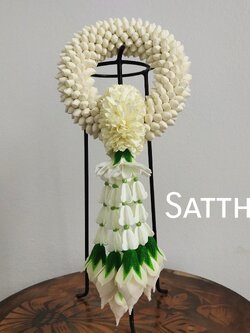 พวงมาลัยดอกมะลิ - พวงมาลัยดอกมะลิประดิษฐ์ - พวงมาลัยประดิษฐ์