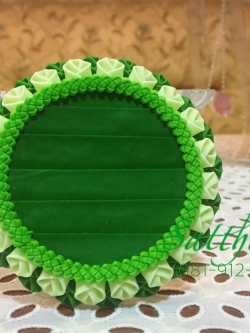 ถาดใบตอง ประดิษฐ์จากดิน - พานใบตอง - Tray