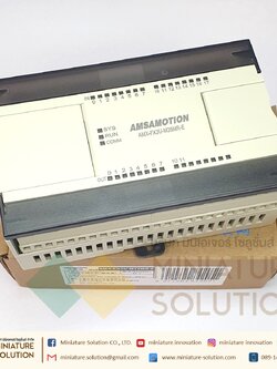 PLC AMSAMOTION AMX-FX3U-M26MR-E รีเลย์ ต่อ expansion โมดูลเพิ่มได้ 16DI/10DO, 2AI/2AO พอร์ต Ethernet ในตัว [AMX-FX3U-M26MR-E]