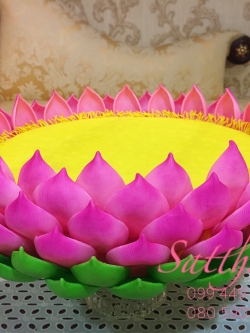 ถาดบัว ประดิษฐ์จากดิน - ฐานบัว ประดิษฐ์จากดิน - พานบัว ประดิษฐ์จากดิน - ถาดบัวดินปั้น - ฐานบัวดินปั้น - พานบัวดินปั้น -Tray