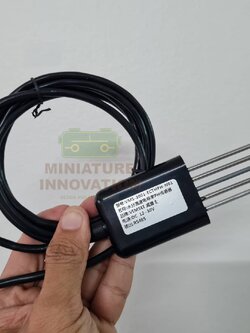 EC Temperature Humidity PH Sensor RS485 Output เซนเซอร์วัดค่า EC อุณหภูมิ ความชื้น กรดด่าง ของดิน โดยสื่อสารแบบ RS485
