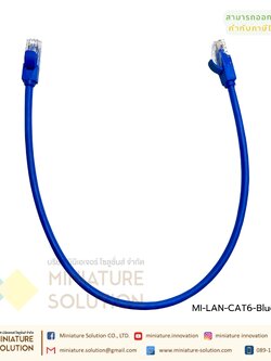 สายเเลน ที่ดีที่สุด Cat6 Ethernet Cable สายแลนสำเร็จรูป ความเร็วสูง พร้อมใช้งาน RJ45 เชื่อมต่อสัญญาณอินเตอร์เน็ต (0.5 เมตร สีฟ้า CAT6)
