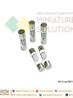 ลูกฟิวส์ 10x38 ฟิวส์เซรามิค R015 สำหรับฐานฟิวส์ RT18 แอมป์ 2A 4A 6A 10A 16A 20A 32A รุ่นอย่างดี CNAOM (6A)