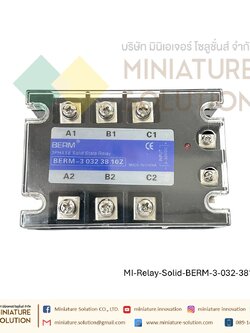โซลิดสเตตรีเลย์ ไฟ 3 เฟส Three-phase solid state relay BERM-3 032 3840Z 25 40A 60A 80A 100A 200A SSR DC control 4~32 VDC