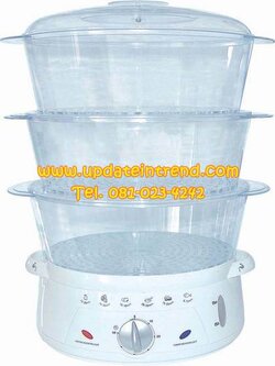 หม้อนึ่งไอน้ำอเนกประสงค์ หม้อนึ่งอาหารไฟฟ้า แบบ3ชั้น (TS-9688-2B)