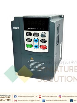 Sako SKI600 220V VFD อินเวอร์เตอร์ความถี่ตัวแปร 3 เฟส 5.5KW 7.5kW 11KW 15KW สำหรับมอเตอร์ควบคุมความเร็ว INPUT 220V OUTPUT 220V (2.2kW)(220VAC)