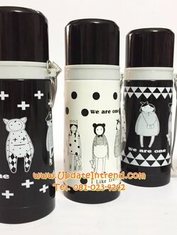 กระติกน้ำ กระติกใส่น้ำ ขวดเก็บน้ำ ขวดน้ำไว้ให้เด็กไปโรงเรียน มี2ขนาดให้เลือก 500ml และ 600ml