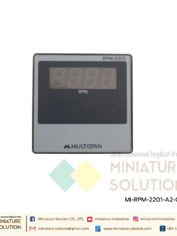 Multispan RPM Indicator RPM2201 72x72 input NPN/PNP Proximity Switch Red LED Display