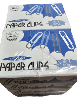 ลวดเสียบกระดาษ เบอร์ 1 ชนิดกลม (กล่อง 50 ตัว)