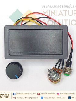 ควบคุมความเร็วมอเตอร์ มีจอแสดงผล และตัวหมุนปรับความเร็ว 6V12V24V DC 6V-30V ปรับ PWM คอนโทรลเลอร์ DC มอเตอร์ความเร็วสูง