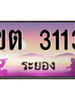 ทะเบียนรถ ขต 3113 - เลขประมูลระยอง ทะเบียนสวย ของพร้อมส่งมอบ