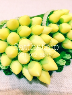 กรวยดอกบัวตูม ประดิษฐ์จากดิน/ กรวยดอกบัว ประดิษฐ์จากดิน - Lotus Flower