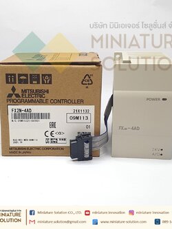 PLC Mitsu รุ่น FX2N-4AD, Analog Input, 4 Input/FX2N-4DA, Analog Output, 4 Output Made in China