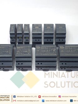 MEANWELL HDR Switching power supply AC-DC Ultra slim DIN rail power supply Input range 220VAC