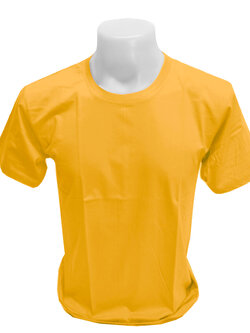 เสื้อยืด สีเหลืองทอง