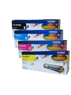Brother TN-261 (ครบ4สี) BK,Cyan,Yellow,Magenta - ตลับหมึกเลเซอร์