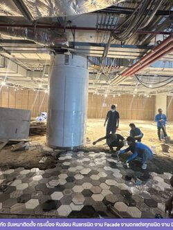 รับเหมาติดตั้ง กระเบี้อง หินอ่อน อาคารสูง หินแกรนิต งาน Facade งานตกแต่งทุกชนิด