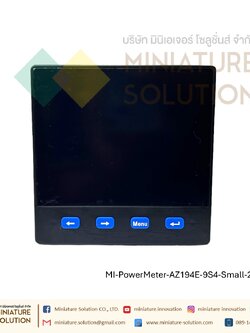 Power Meter RS485 Modbus-RTU [ขายดี] Singel-phase 220VAC digital multi-function opening 91*91 มิเตอร์วัดกระแสไฟ 1 เฟส ไฟ LED ดิจิตอล multi-function power meter LCD current voltage power frequency combination strap metering communication RS485 [AZ194E-9S4-