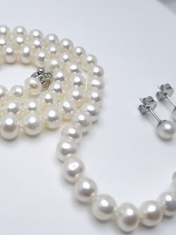 ชุดไข่มุกแท้ ชุดเล็ก เหมาะเป็นของขวัญของฝาก Phuket Pearl Gem