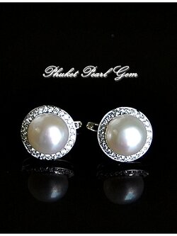 Phuket Pearl Gem Classy Pearl Earrings