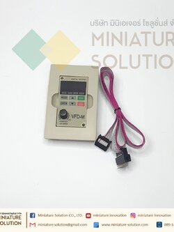แผงปุ่มกดดิจิตอล DIGITAL KEYPAD Delta VFD-M LC-M02E พร้อมสาย Delta inverter VFD-M panel tray VFD-M operation panel LC-M02E Delta inverter extension cable