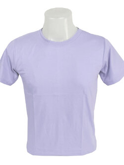 เสื้อยืดสีม่วงลาเวนเดอร์ ม่วงอ่อน