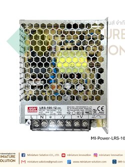 Meanwell LRS switching power supply พาวเวอร์ซัพพลาย LRS AC-DC (LRS-100-12)(8.5A) (LRS-100-24)(4.5A)