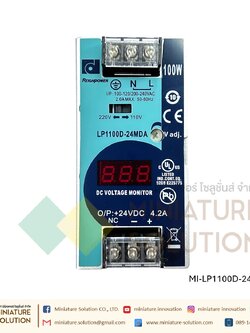 Reign Power Switching Power Supply DIN RAIL พาวเวอร์ซัพพลาย LP1100D-24MDA 100W24V4.2A