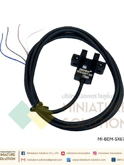 BEM-SX671-WR เซนเซอร์ก้ามปู Through Beam Photoelectric Sensor, Fork Sensor, 5 mm Detection Range 5-24VDC