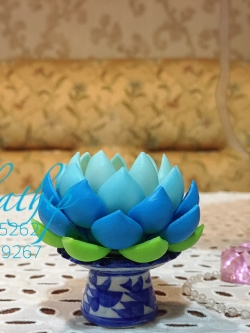 ถาดบัว ประดิษฐ์จากดิน - ฐานบัว ประดิษฐ์จากดิน - พานบัว ประดิษฐ์จากดิน - ถาดบัวดินปั้น - ฐานบัวดินปั้น - พานบัวดินปั้น - ฐานรองพระ - Tray