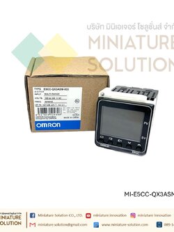 Omron เครื่องควบคุมอุณหภูมิ E5CC-QX3ASM-003 เครื่องวัดและควบคุมอุณภูมิ Digital Temperature Controller มิเตอร์ควบคุมแบบดิจิทัล มี RS485 Modbus E5DC-QX2ASM-802 ติดราง DIN E5DC-RX2ASM-802