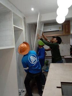 รับเหมาติดตั้ง กระเบี้อง หินอ่อน หินแกรนิต งาน Facade งานตกแต่งทุกชนิด