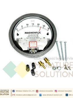 เพรสเชอร์เกจ เกจวัดความดัน 2000 วัดแรงดันห้องแยกโรค Air clean room Magnehelic Differential Pressure Gauge (ย่านวัด 0-30 Pa)