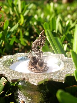 พญานาคเรียกทรัพย์_องค์ปู่พญานาคราช ขนาด 1.5 นิ้ว l เนื้อทองเหลือง ปลุกเสกด้วยพุทธคุณ