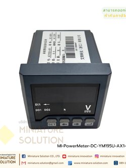 Power Meter RS485 Modbus-RTU [ขายดี] digital multi-function opening 72*72 มิเตอร์วัดกระแสไฟกระแสตรง มิเตอร์วัดโวลต์กระแสตรง ไฟ LED ดิจิตอล power meter LCD current communication RS485 [YM195U-AX1][Single-phase DC Volt meter 72*72] [450V]