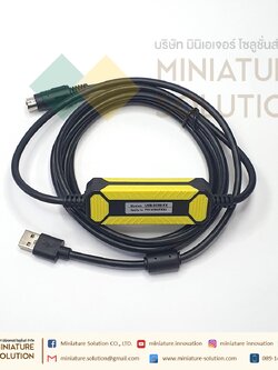 สายดาวโหลด PLC Mitsu FX Mitsubishi FX/1N/1S/2N/3U3S series PLC programming cable USB-SC09-FX data download cable