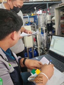 เขียนโปรแกรมควบคุมระบบเครื่องกรองน้ำ ใช้ PLC HMI IIOT