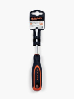 ไขควงหัวแฉก/หัวแบน 75/100มม. อิลลูมิกซ์ No.1/2/5/6 สีดำ-ส้ม