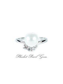 Princess Genuine Pearl Ring