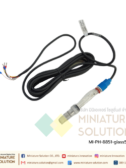 เซนเซอร์ PH สำหรับ Controller รุ่น PH-8851 High temperature glass electrode (5m temperature compensation)