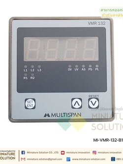 VMR-132-B1-00 Voltage monitoring Relay Panel Mount จอแสดงโวลต์ มีรีเลย์สั่งงานเพื่อผิดปกติ OVER UNDER Phase Loss