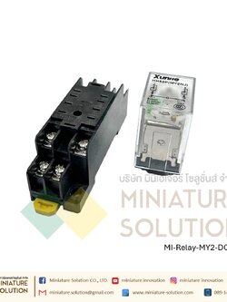 รีเลย์ Relay DC24V MY2NJ พร้อมฐาน