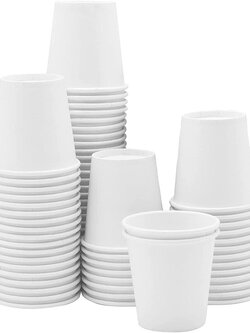 แก้วกระดาษ 4 ออนซ์ (สีขาว) 1000 ใบ