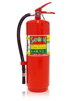 SATURN ถังดับเพลิงเคมีแห้ง สีแดง ขนาด 2/5/10/15 ปอนด์