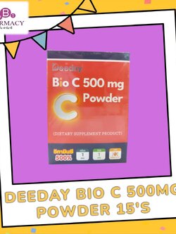DEEDAY BIO C 500 MG POWDER กล่อง 15 ซอง
