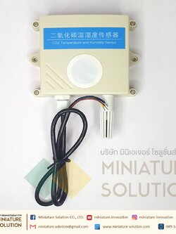 3in1 CO2 + temperature and humidity (5000PPM) เซนเซอร์วัดค่าคาร์บอนไดออกไซด์ อุณหภูมิอากาศ ความชื้นอากาศ Modbus RS485