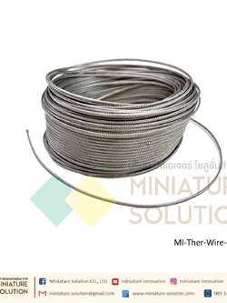 BERM สายเทอร์โมคัปเปิ้ล สายโพรบวัดอุณหภูมิ Thermocouple Wire 2x0.4 100 เมตร wire K type ขายยกม้วน คุณภาพดี