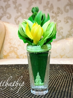 กรวยดอกกระดังงา ประดิษฐ์จากดิน - ดอกกระดังงา - Cananga flower