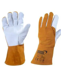 ถุงมือเชื่อมอาร์กอน 12 นิ้ว น้ำตาล YAMADA