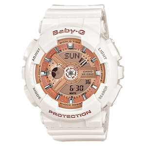 CASIO BABY-G นาฬิกาข้อมือ นาฬิกากันน้ำ นาฬิกาของแท้ ประกันศูนย์ CMG 1 ปี รุ่น BA-110-7A1
